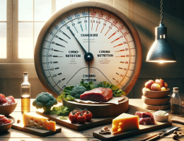 Les quantités nécessaires de viande, de poissons et de fromages en chrono nutrition.